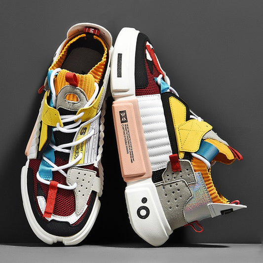 נעלי סניקרס דגם צבעוני - buyvestyle